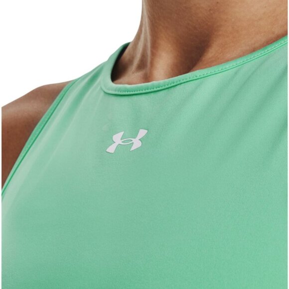 Under Armour Womens Armour Tank Size XL Racerback Stretch Workout Mint Green NEW - Picture 5 of 12